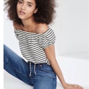 Madewell striped Melody top, size S